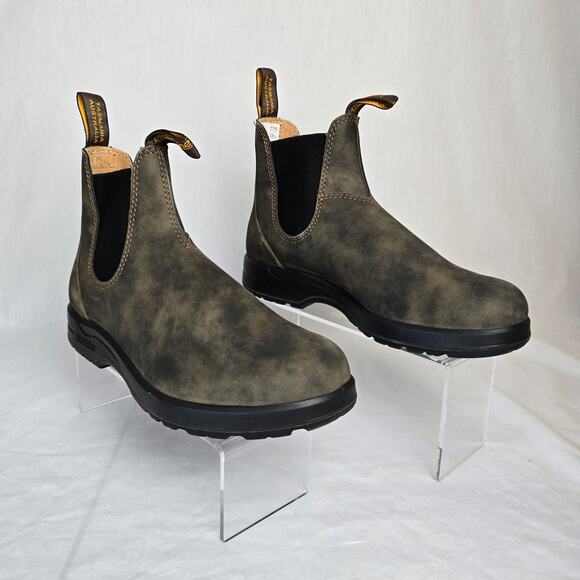 Blundstone All Terrain Elastic Sided Boot Women's 9 Men's 7 Rustic Brown NIB - Picture 3 of 15